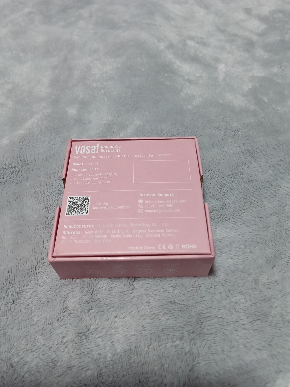 Reusable Earplugs - Pink